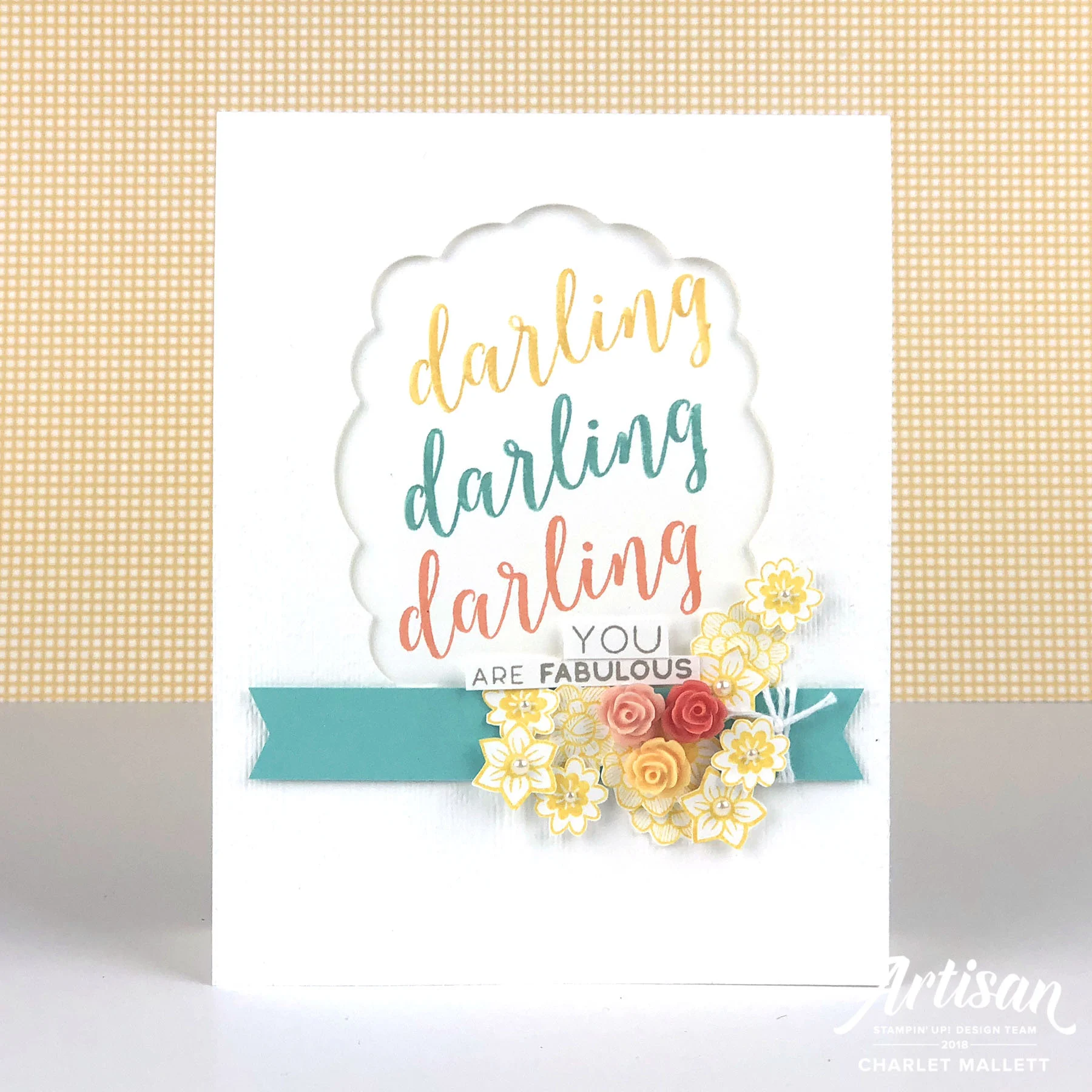 Stitched All Around - Charlet Mallett, Stampin’ Up!