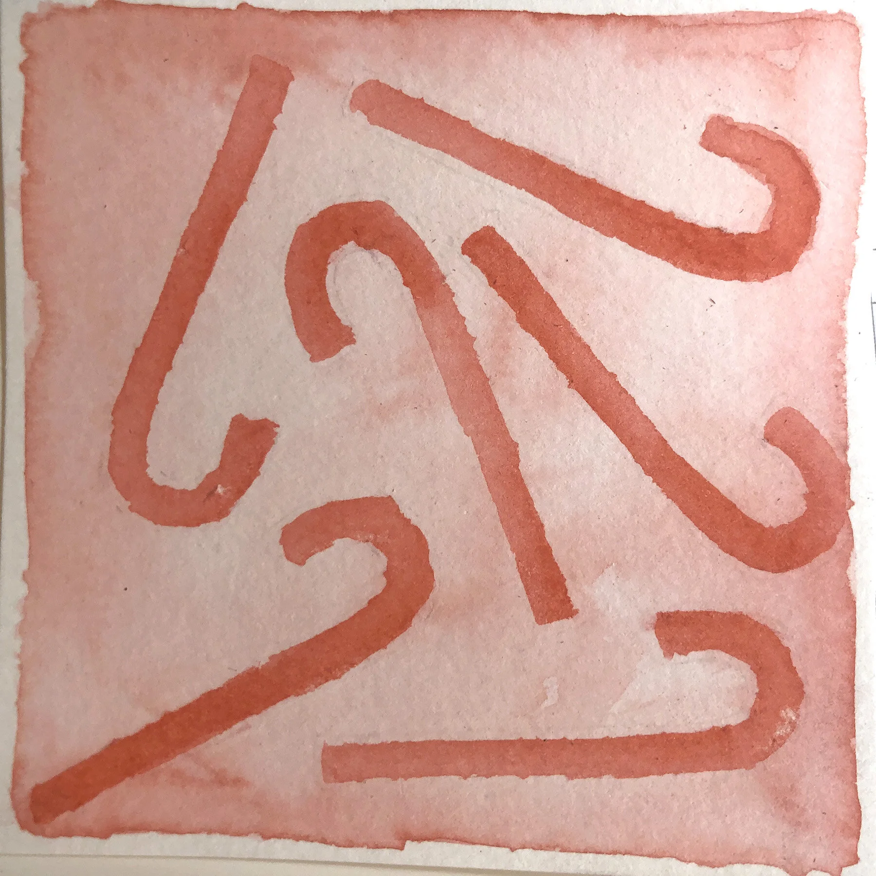 Tip: candy canes are slightly smaller than traced image.