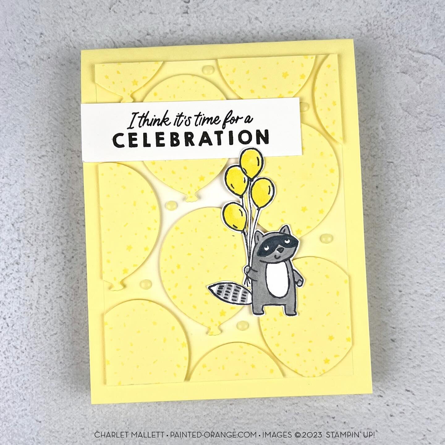 Balloon crazy! Here&rsquo;s a closer look at the finished card I created for #gdp431 balloon theme challenge using the Zany Zoo stamp set and a balloon die from Birthday Balloons. Play along and see more inspiration @global_design_project 
.
.
#stamp