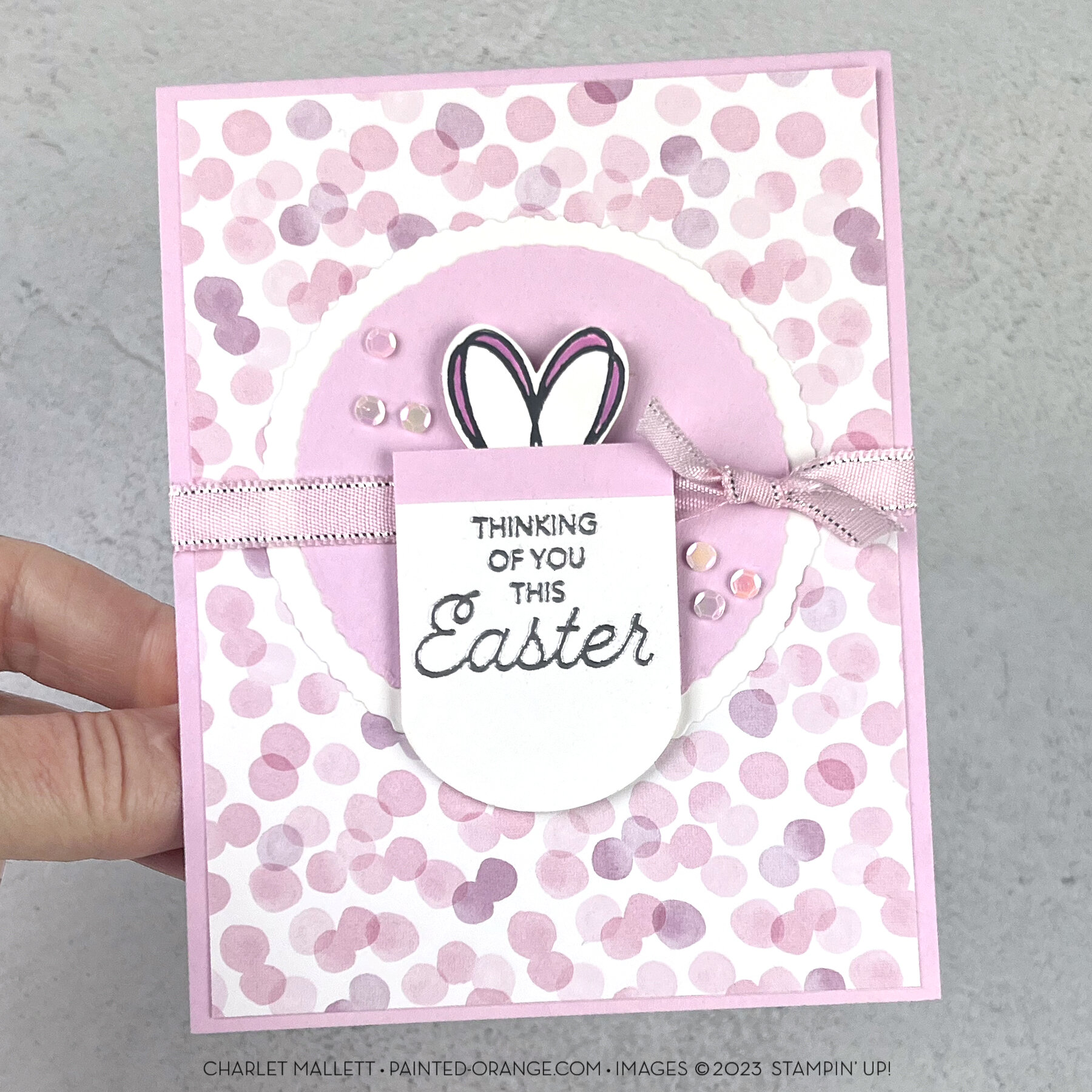 Anyone making Easter cards yet? Easter is early this year. The theme at Global Design project for this week is Easter. Funny enough, I did not buy any NEW Easter products this year so I had to make due. I used the heart/wings from the 'Bee My Valenti