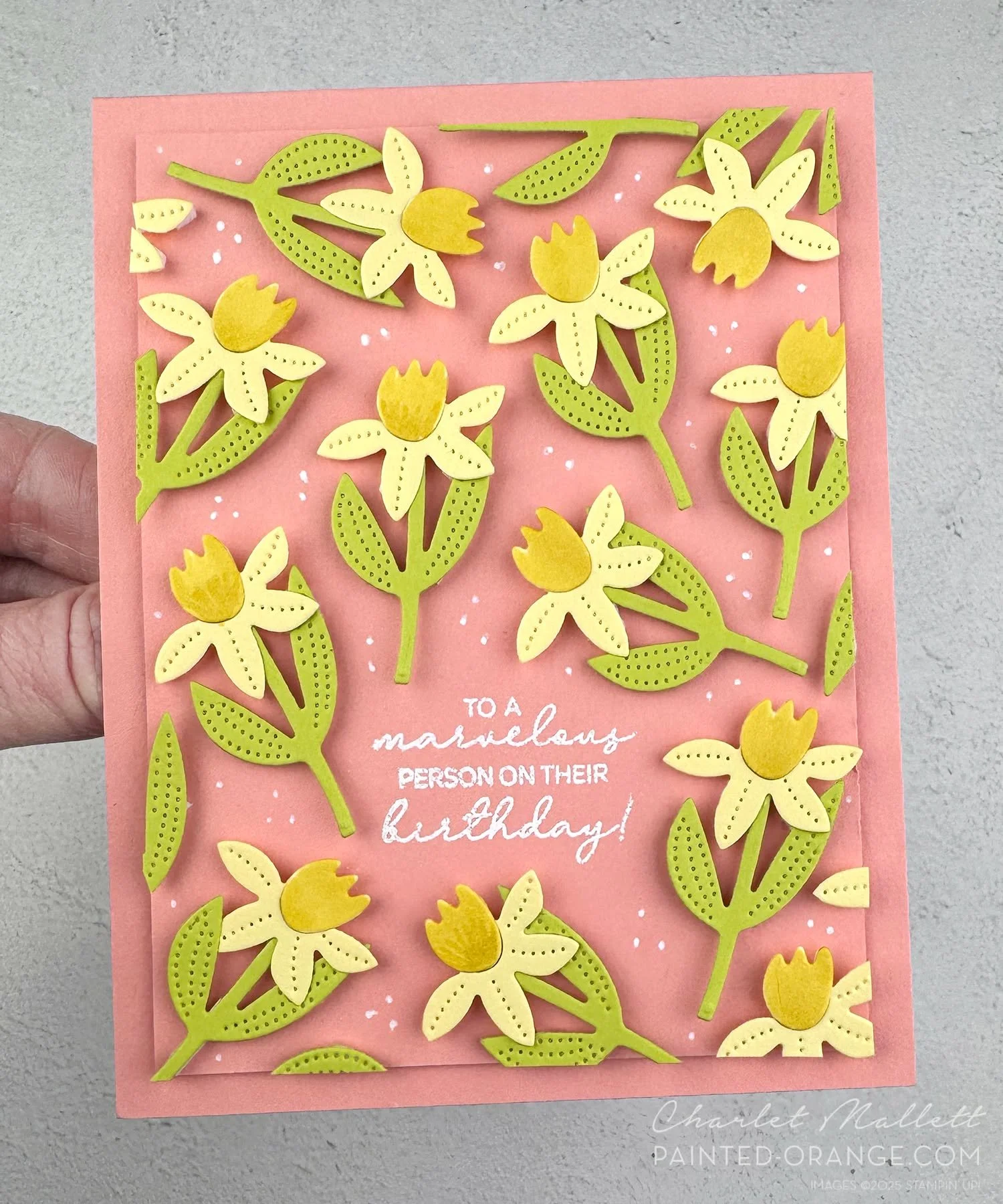 What's old is new again... I'm so excited for the return of the color Crisp Canteloupe. It's a "new" InColor for 2026-28. Woohoo! I love this color and paired it with Lemon Lolly &amp; Lemon Lime Twist for a fun, fresh look. Card created fo