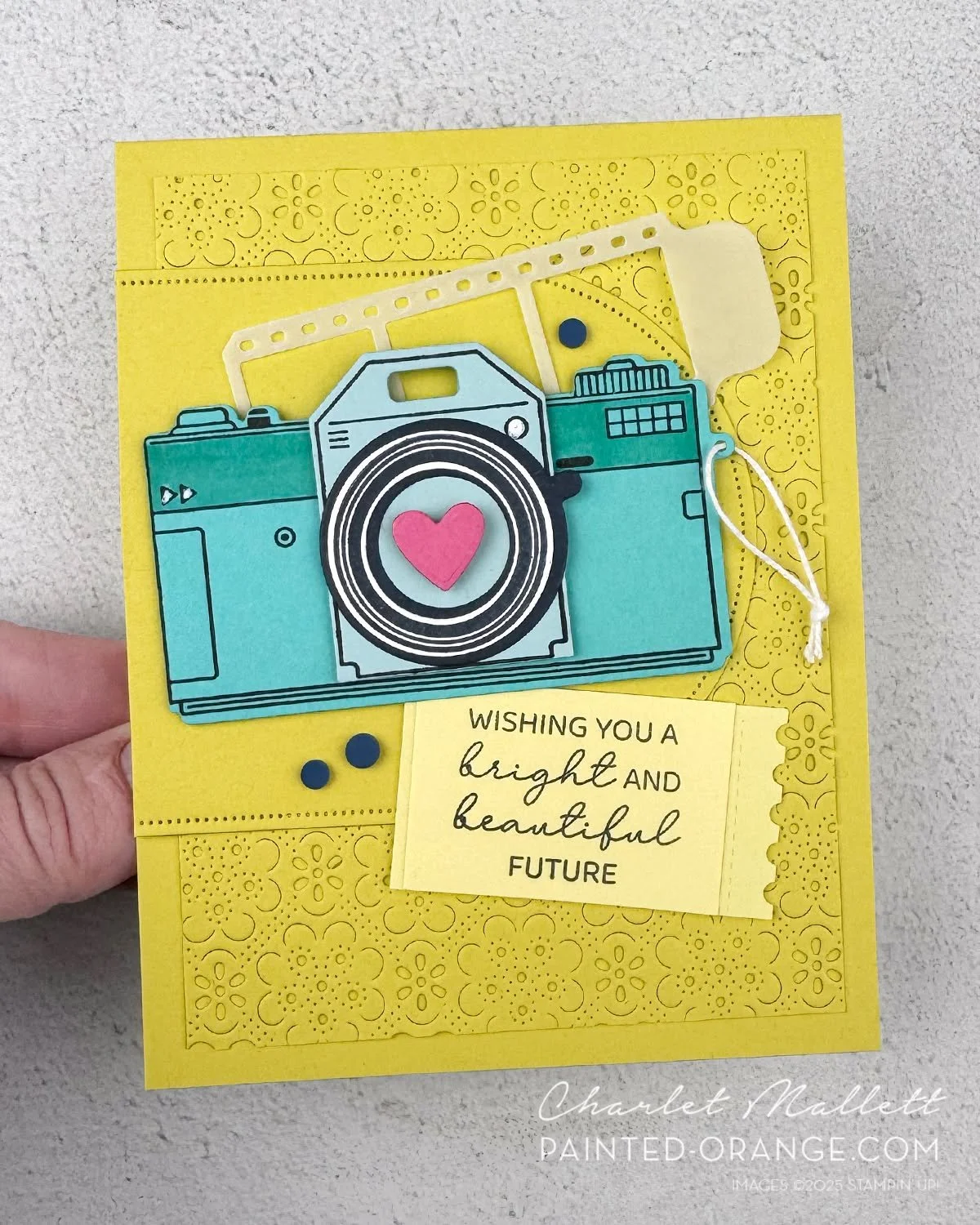 Playing with a punch of Darling Duckling. Thoughts in this color? This yellow is interesting. I like how it looks paired with Coastal Cabana and Pool Party.  Card created using inspiration from two sketches: #tgifc576 and #gdp546 @global_design_proje
