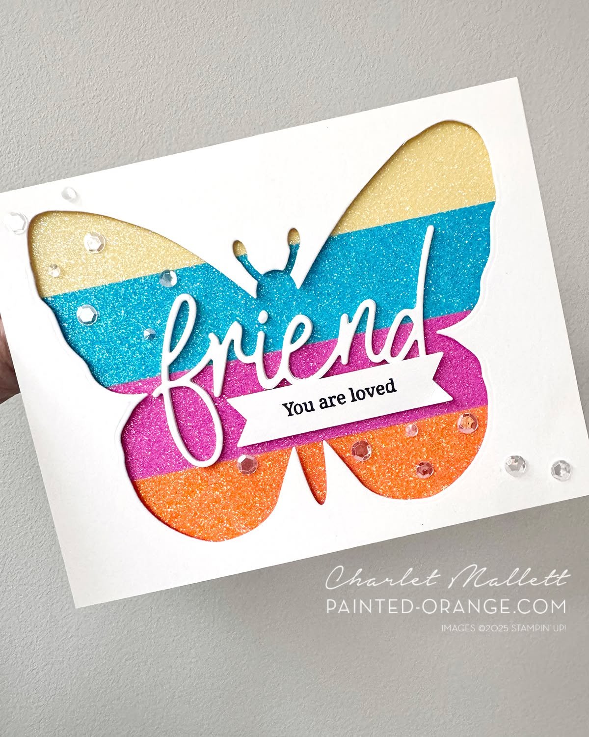 Use your Stash! Specialty Paper Edition... I must admit I did a recent purge of paper and donated boxes and boxes to our local thrift store, so it was tricky to find "specialty" papers however I did happen to keep all colors of GLITTER and 