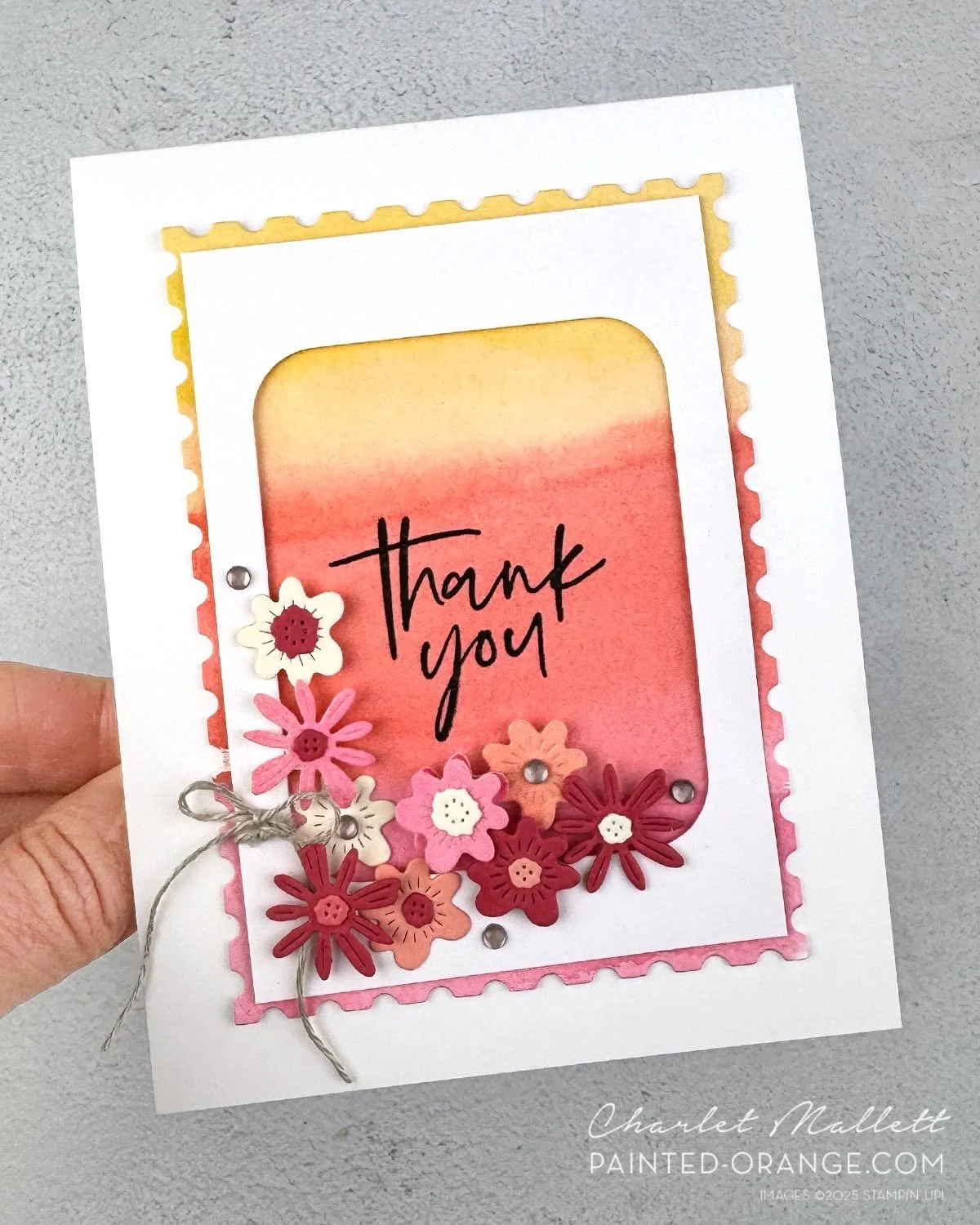 Scraps off the desk... don&rsquo;t chuck them. Use them up. I gathered a bunch of random extras and discarded pieces cluttering up my desk. I started this card by cleaning, and that quickly led to distraction and cardmaking. 

I had an entire floral 