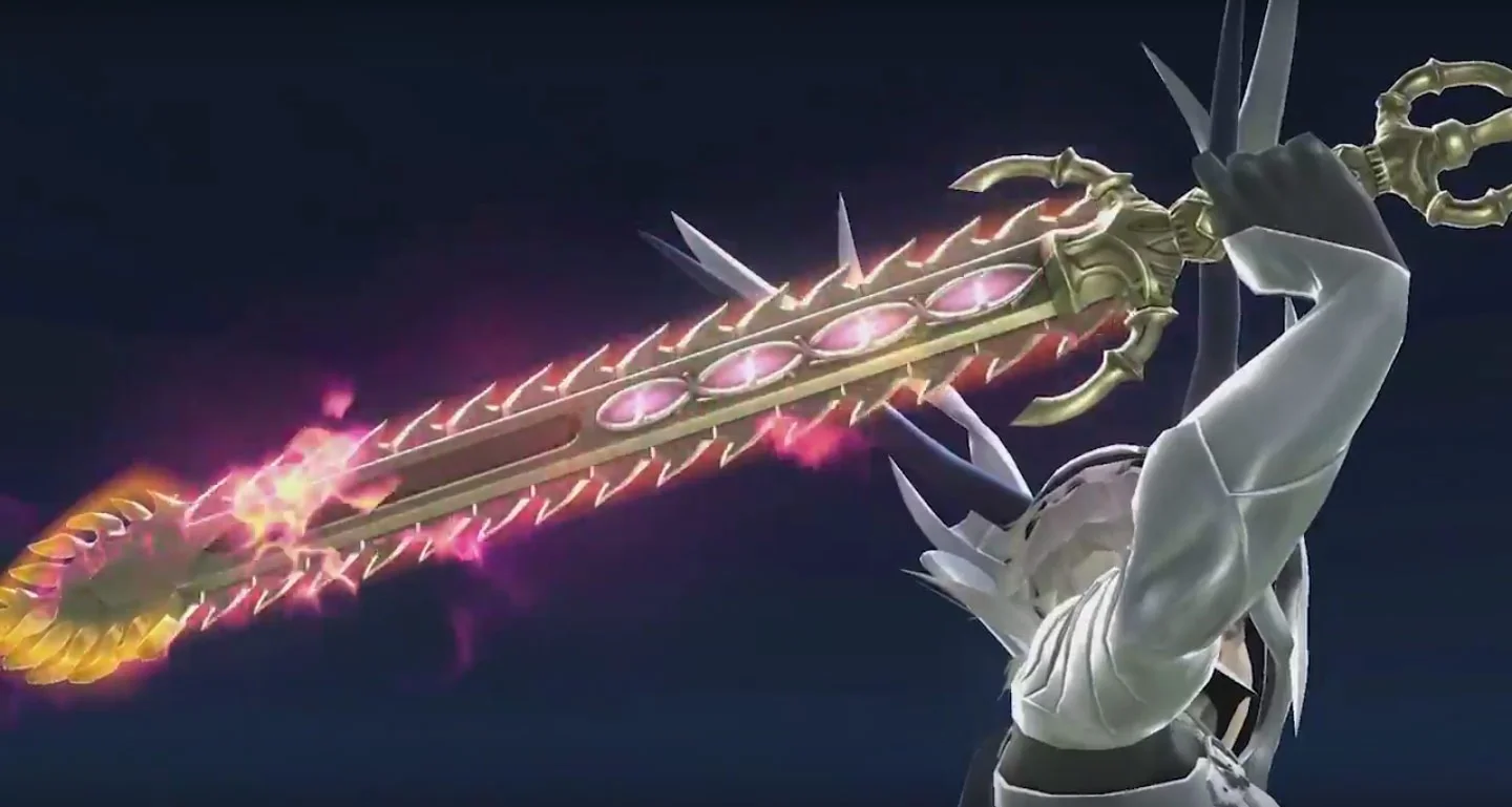Omega Yato as wielded by Corrin in the game Fire Emblem.
