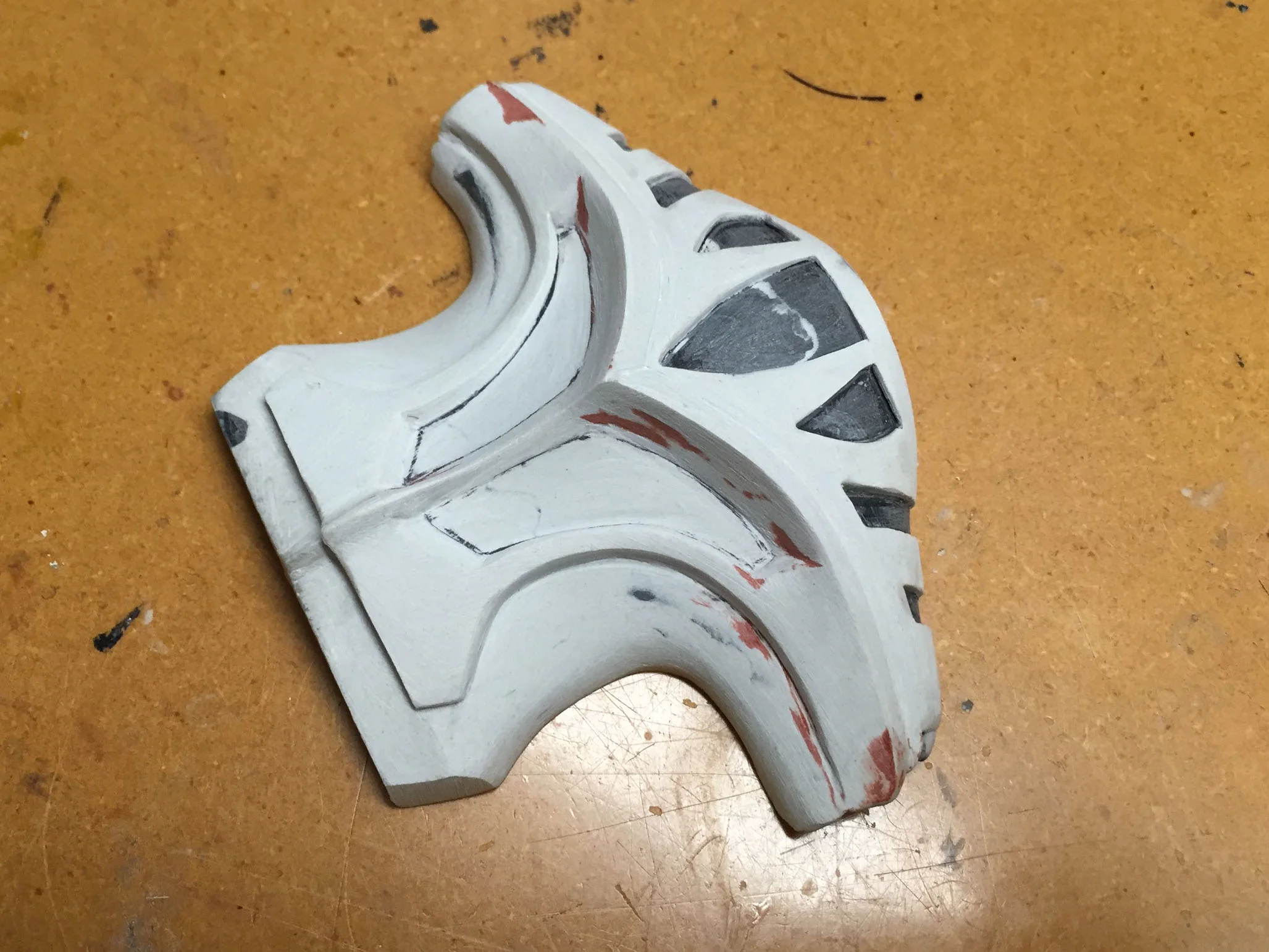 Same piece after more refinement with sanding.