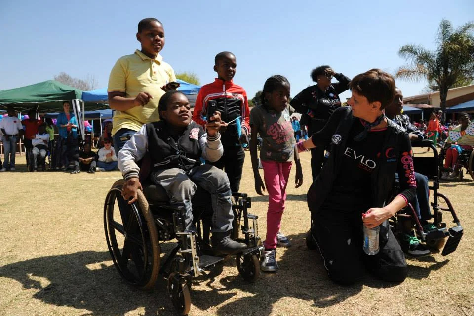 GIving inspiration to handicapped children