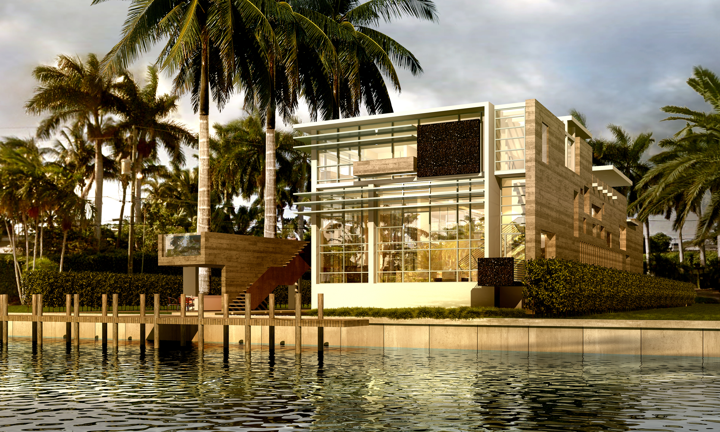 350 South Hibiscus Miami Florida Exterior Render TARIS Real Estate