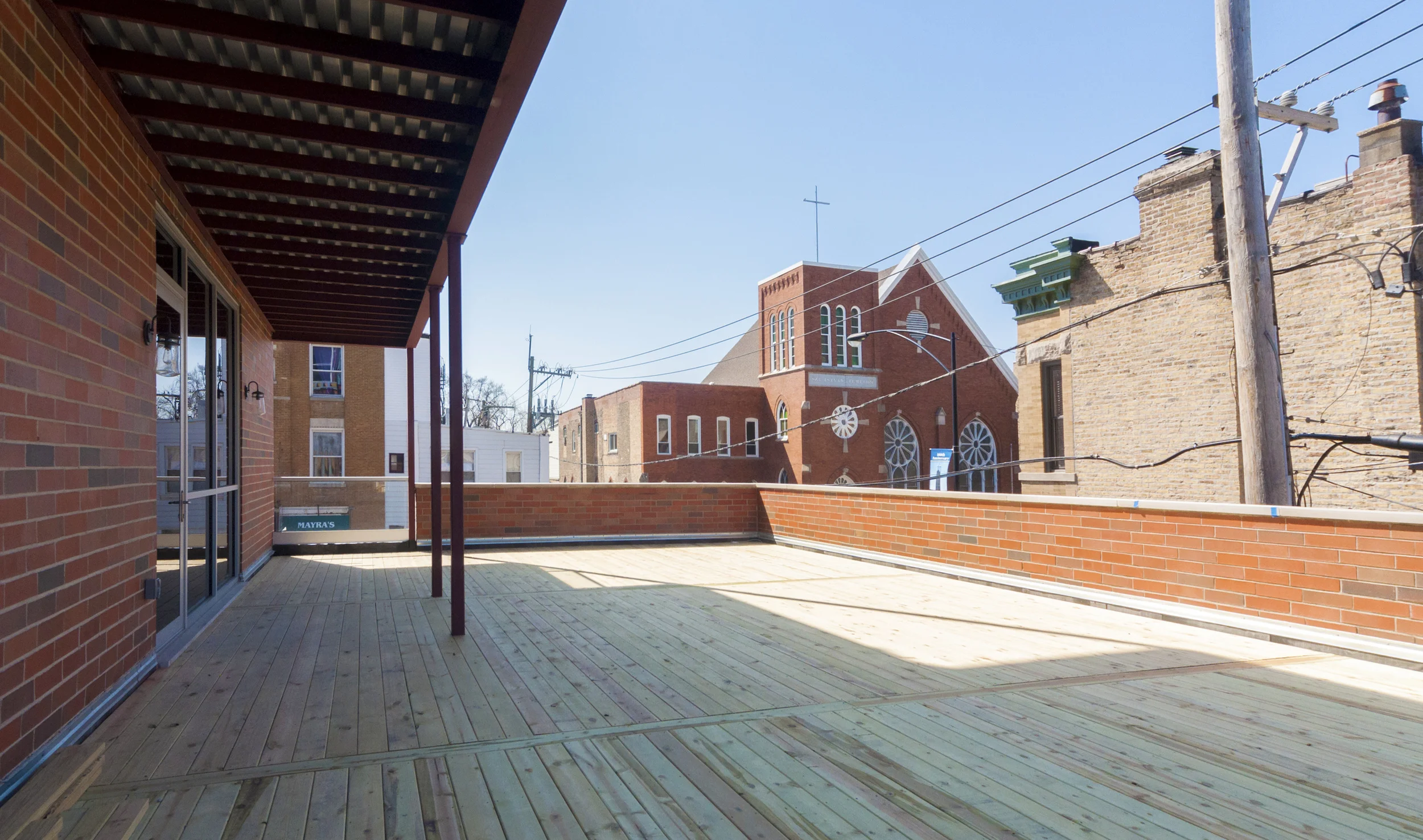 1000 North Damen Chicago Illinois Exterior Deck TARIS Real Estate