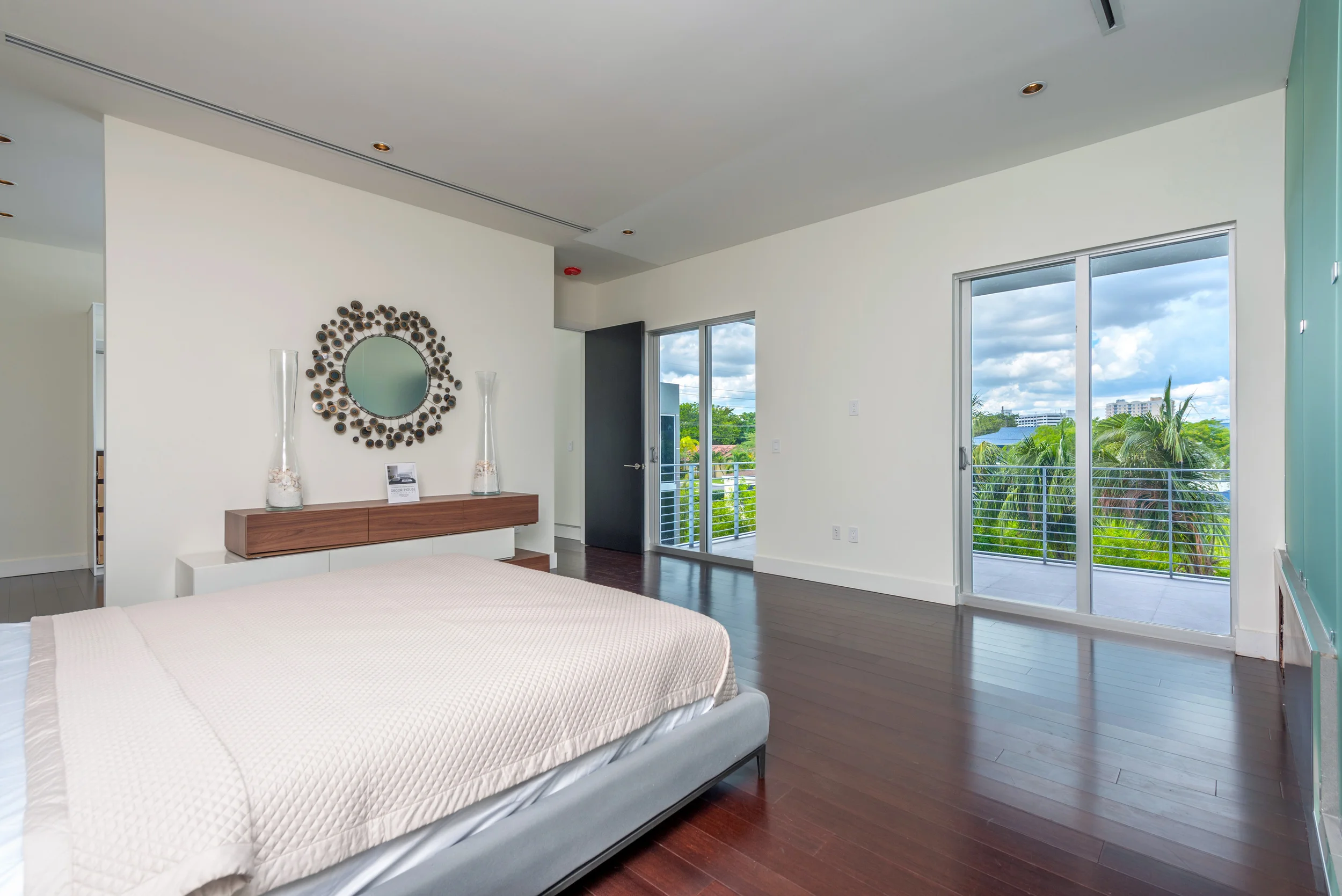 The Setting Homes Plum House Miami Florida Interior Master Bedroom TARIS Real Estate