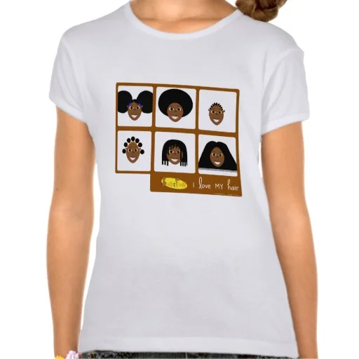 Fino 'I Luv My Hair' T-shirt 'I Luv My Hair' t-shirts are by far our favourite new addition to our collection. These nicely fitted t-shirts shows Fino sporting a cool different type of hairstyle and they are all beautiful to us.
