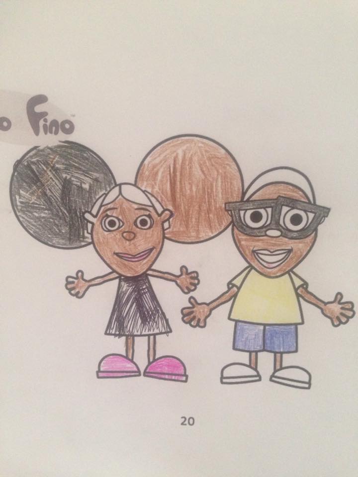 Zuri's Colouring Page