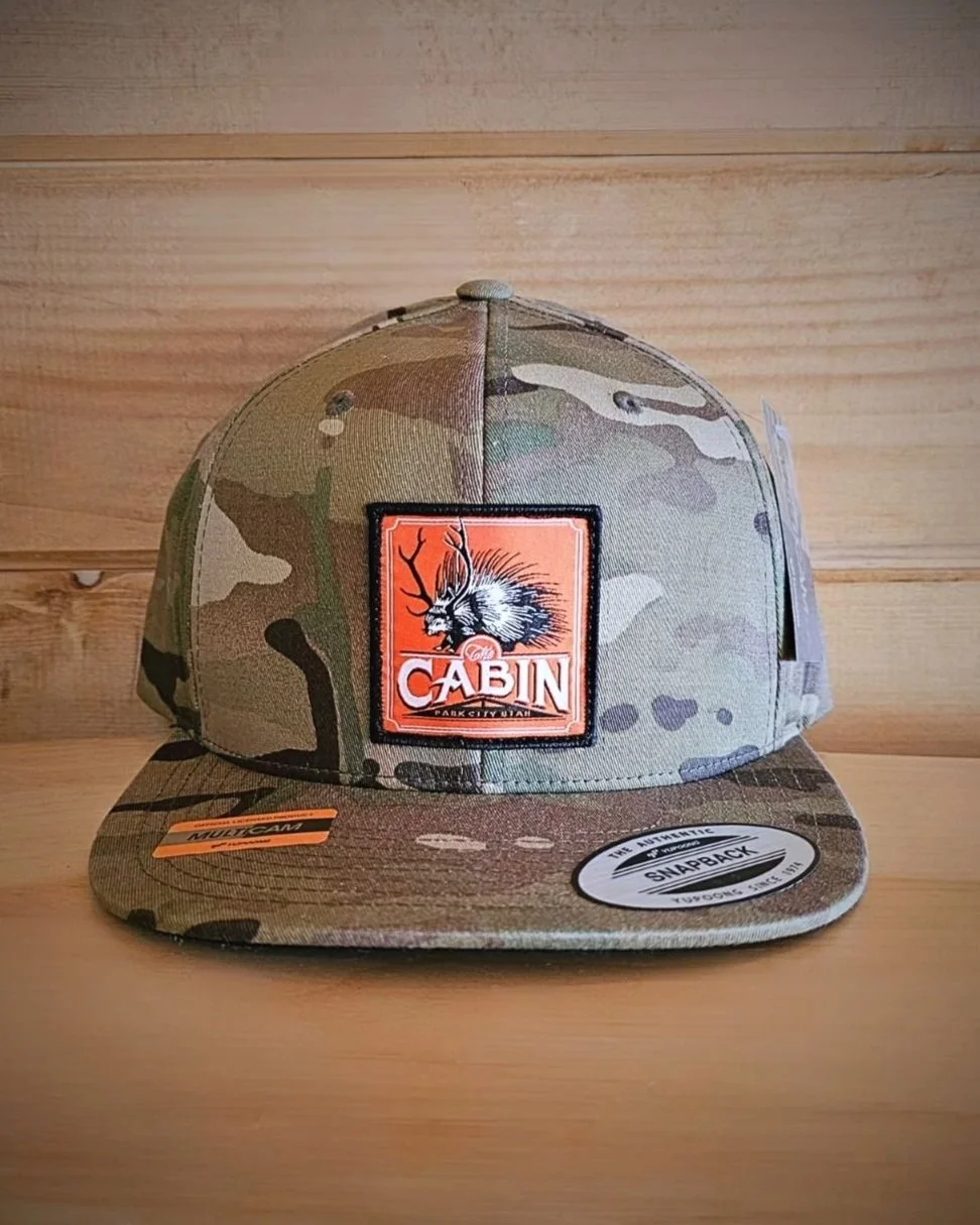Casquette Baseball American Dry Goods - Noire Brodée Park City Utah - Réglable Homme