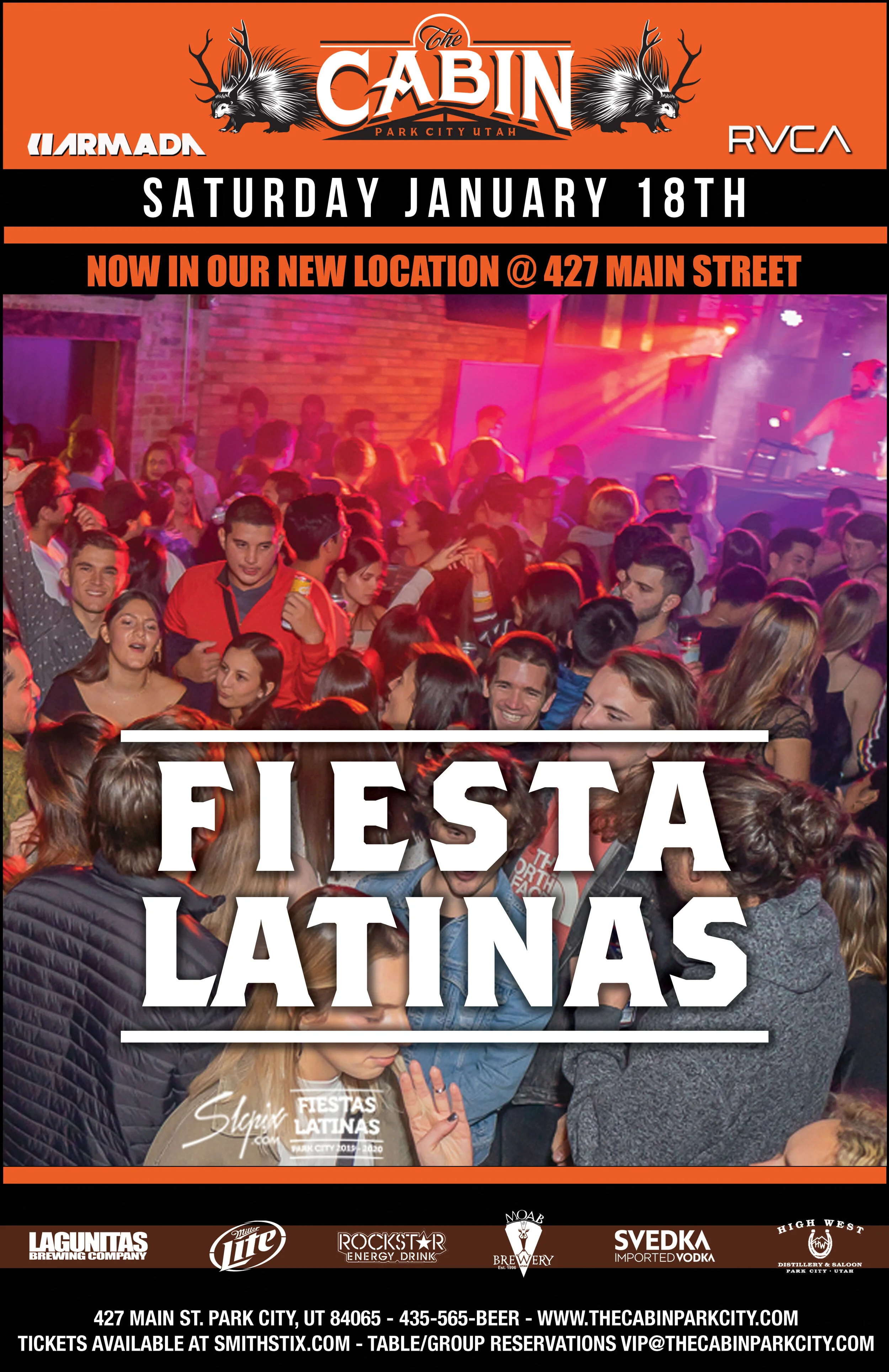 Fiesta Latinas The Cabin Park City Utah