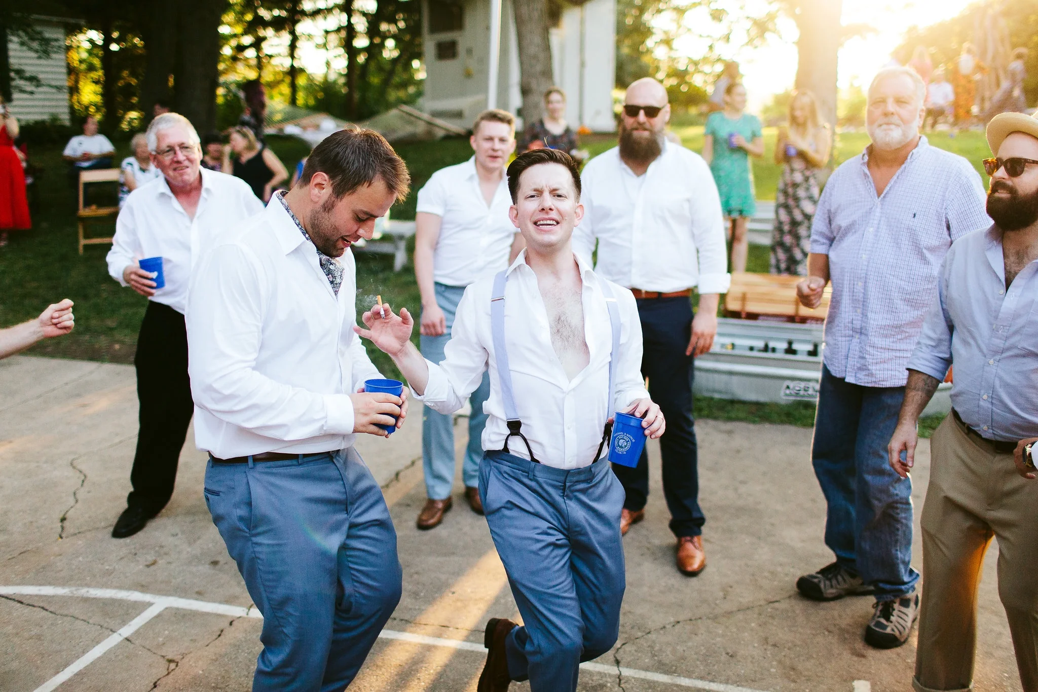 Nicodem-Creative-Wedding-Photography-Camp-Wandawega-Inspiration-Chicago-Vintage-Fun-Gussied-Band-Natalie-Mike