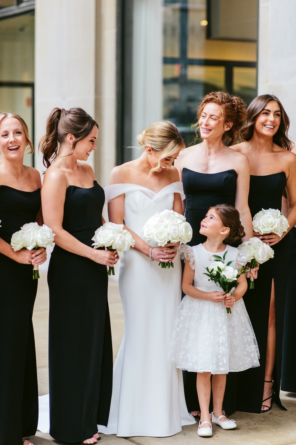 bridal party at union station chicago