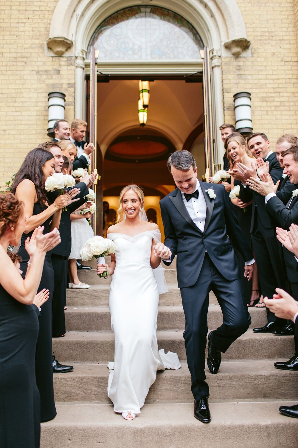 church wedding exit in chicago