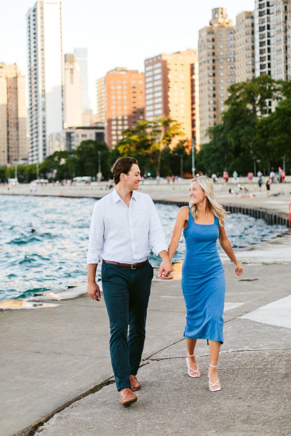 north ave beach engagement session