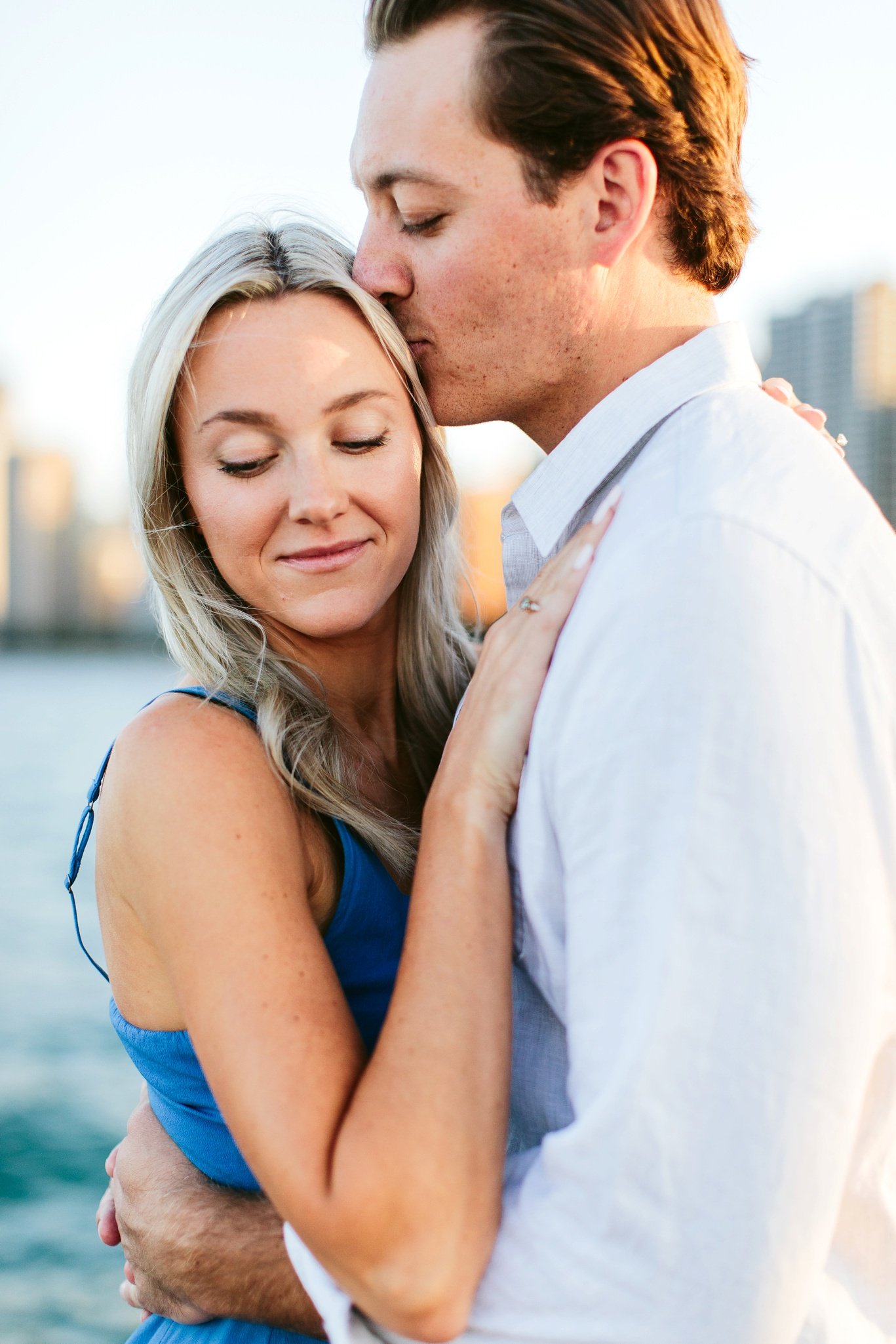 sunset photo session on north ave beach