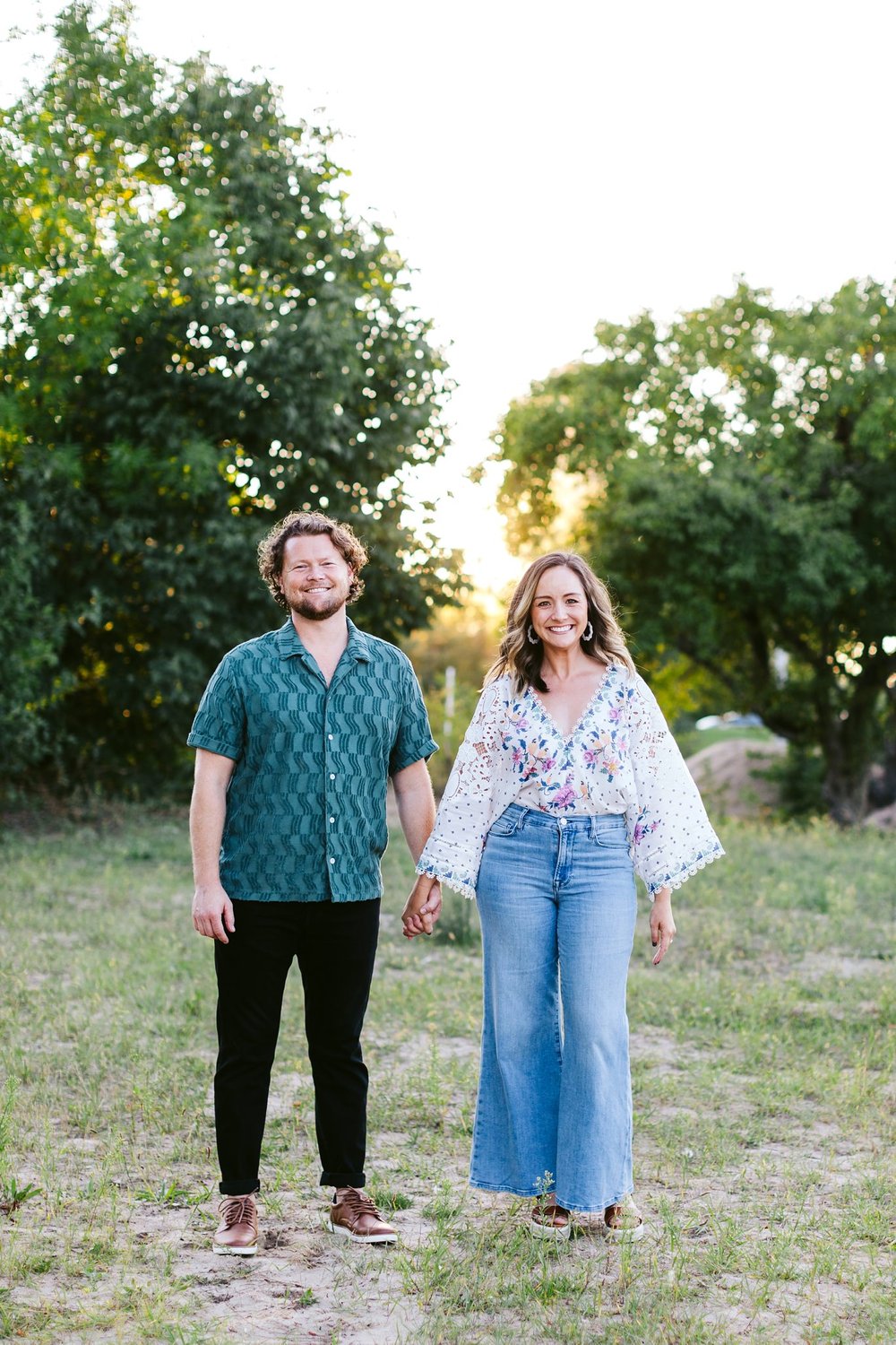 casual engagement photos