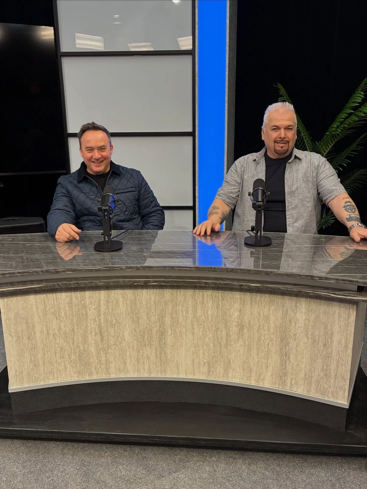 On set this morning with hosts Anthony &amp; Chris for the latest episode of Truthful Critics! 🎬
Stay tuned for upcoming airtimes, and don&rsquo;t forget&mdash;you can catch previous episodes anytime on our free app!