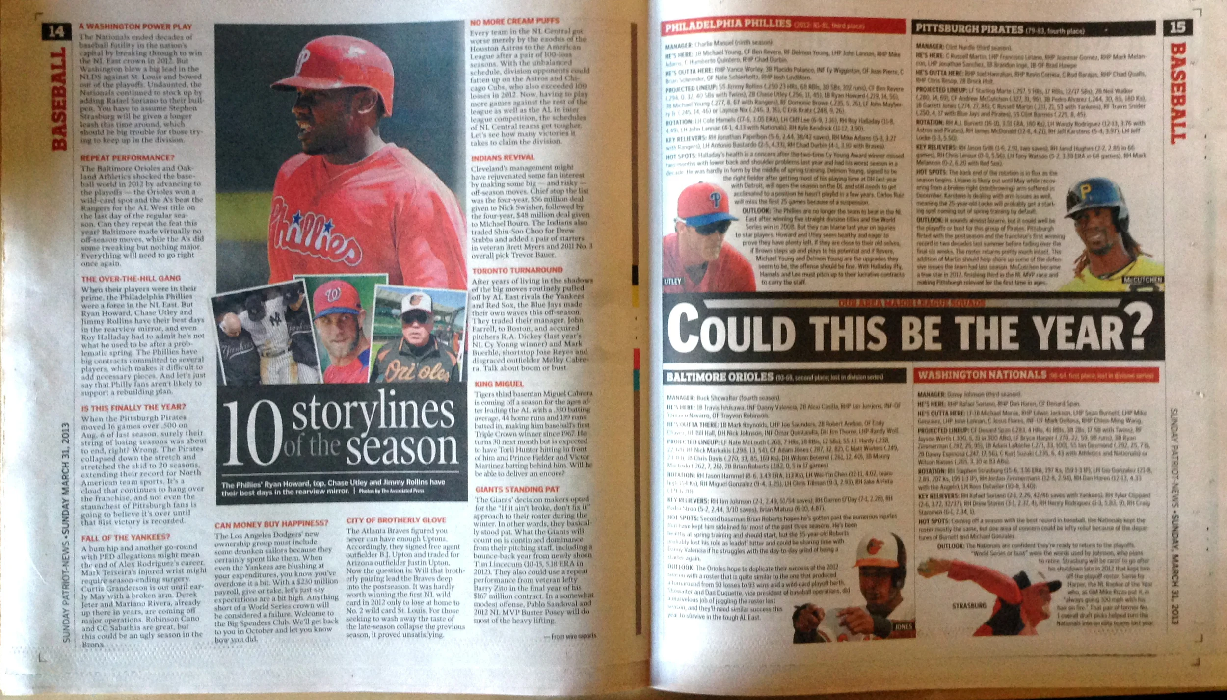 Patriot-News, Sunday March 31, 2013
