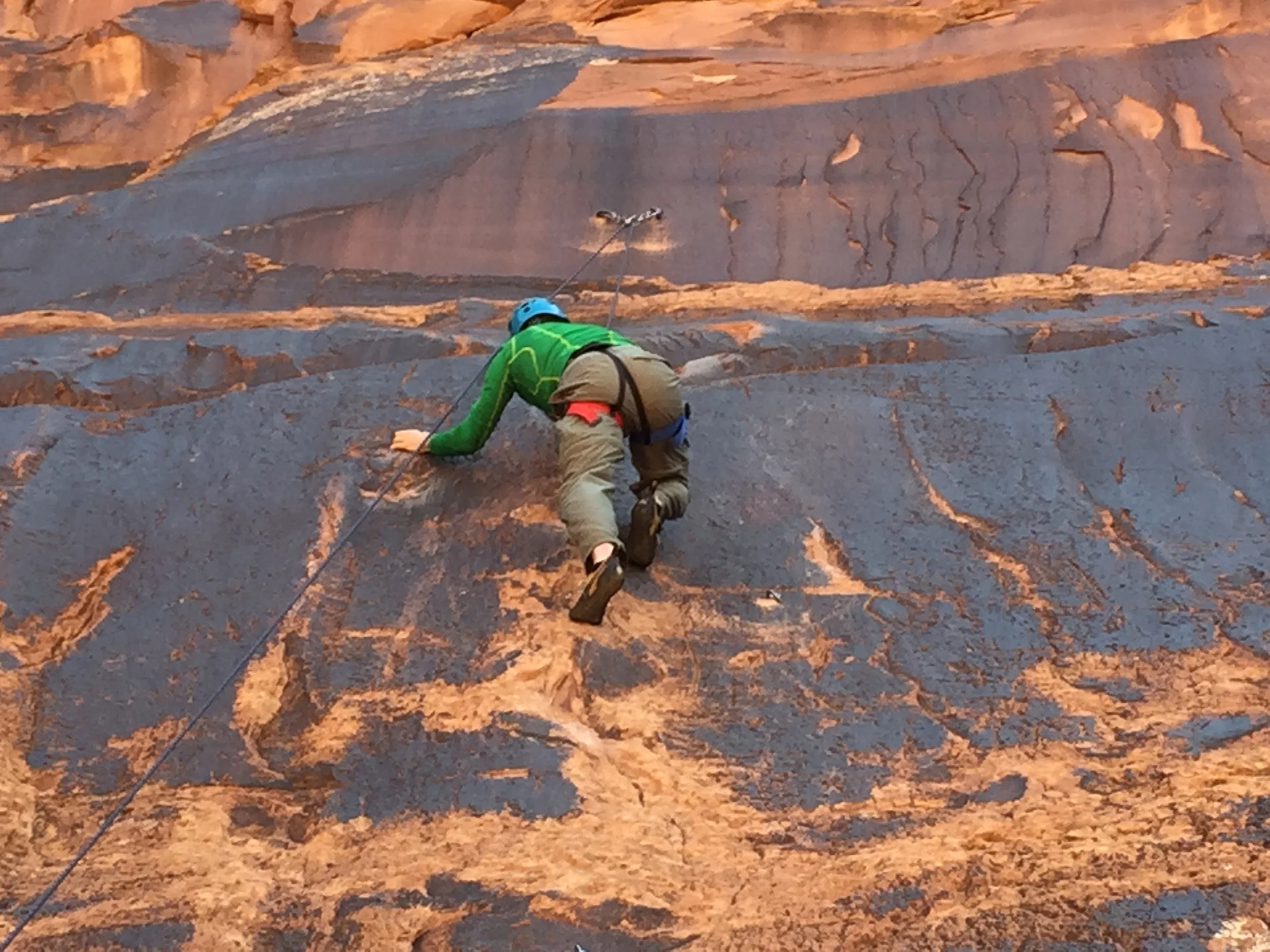  Kent in control. &nbsp;Only using his hands for balance.&nbsp; 