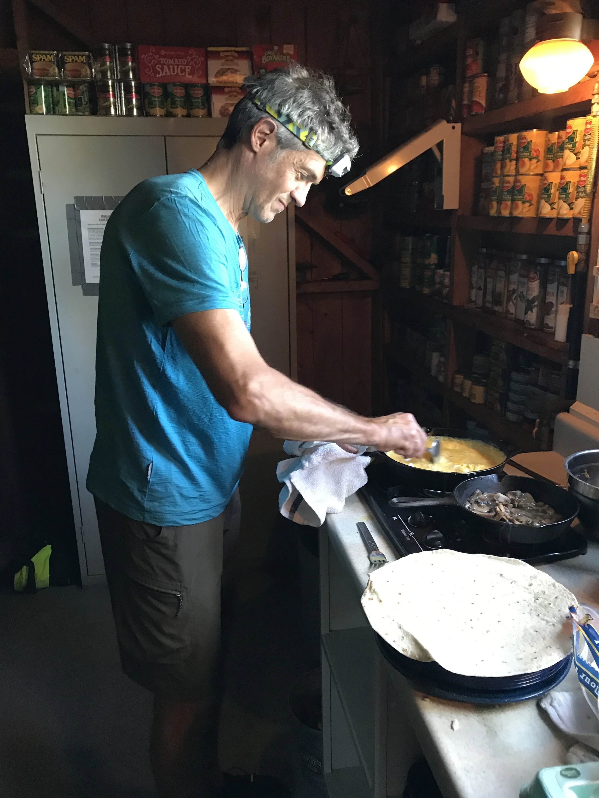  Buck working magic in the kitchen at Last Dollar 