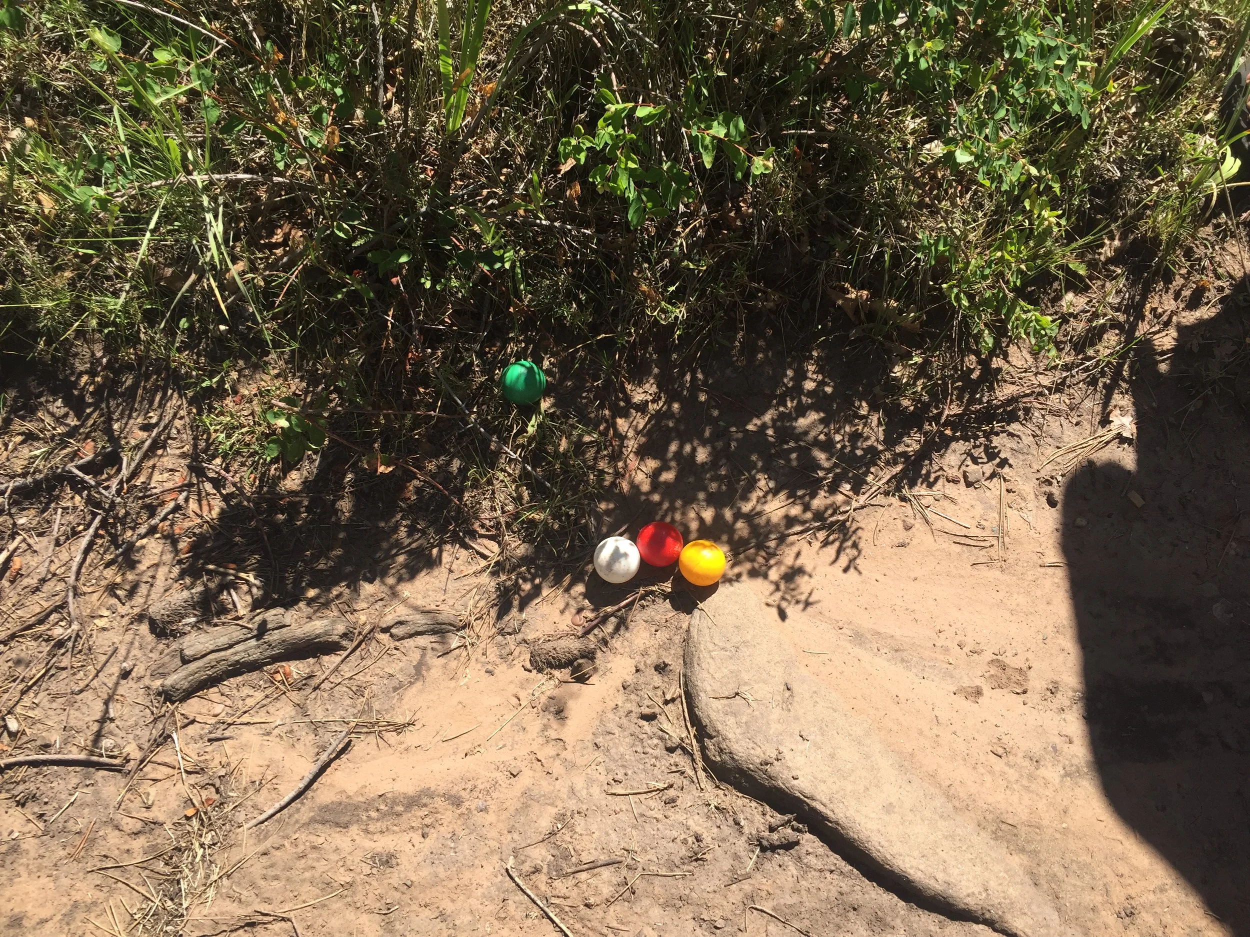  Wilderness bocce care of Greg "the Adenator" Aden. &nbsp;So much fun - Thank You &nbsp;Greg for truly showing up for this ride and these men 