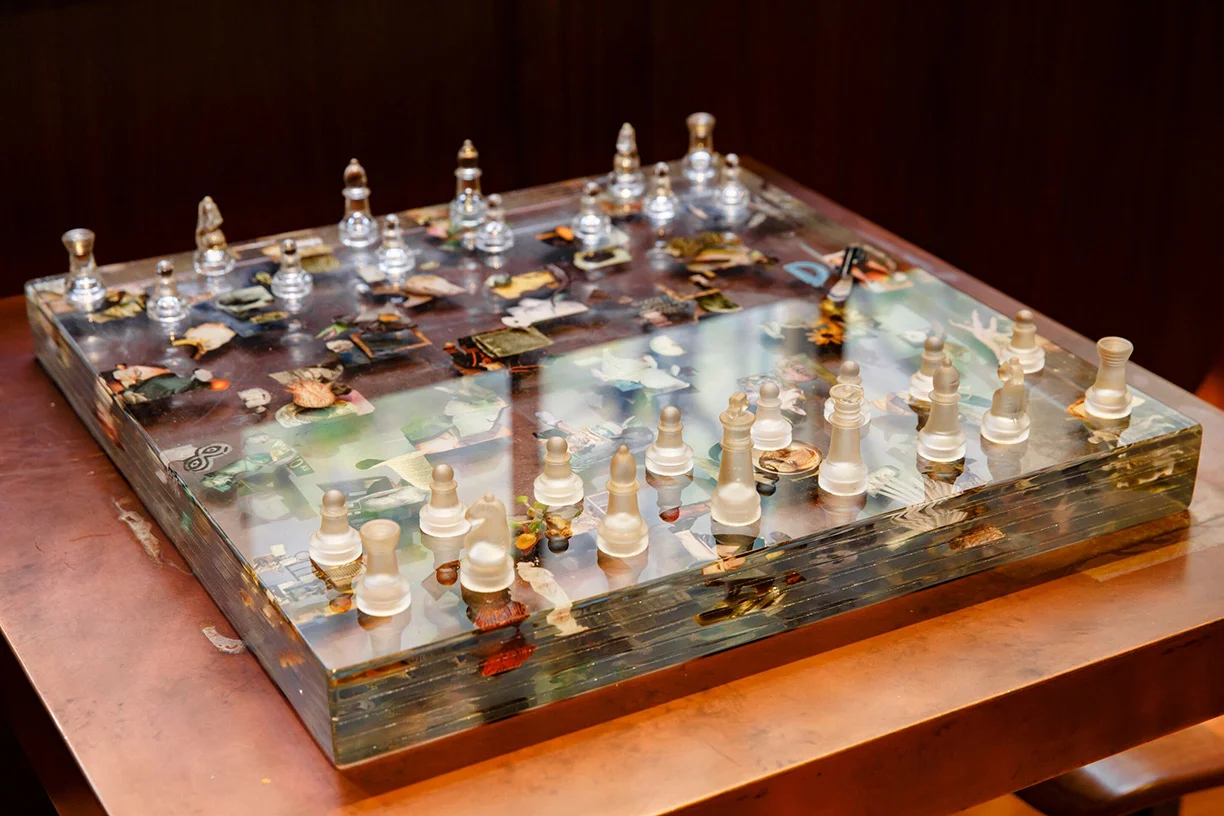 Chessboard by Dustin Yellin