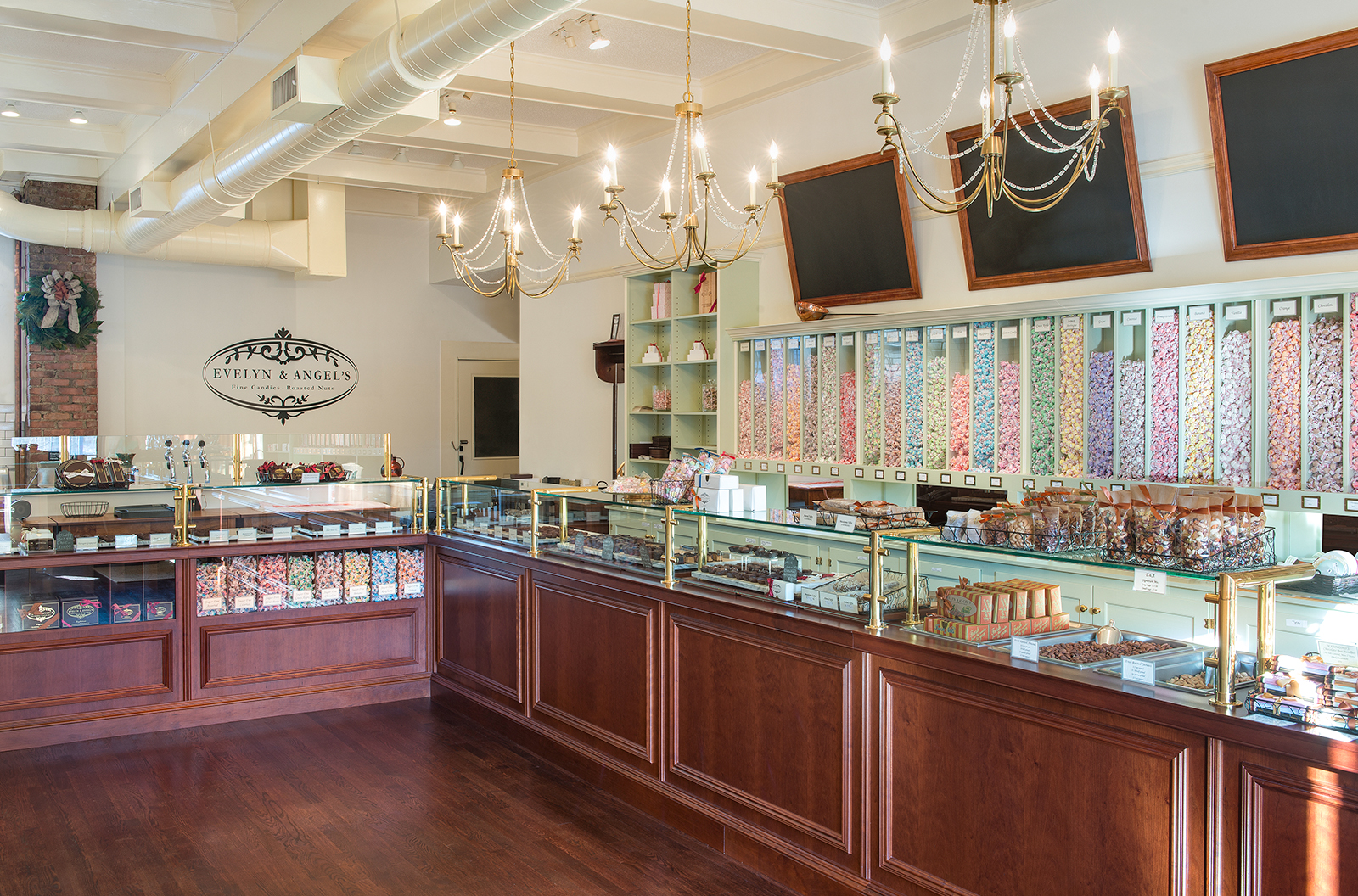 Mandarina Studio :: Evelyn&Angels Boston Chocolate Company store design