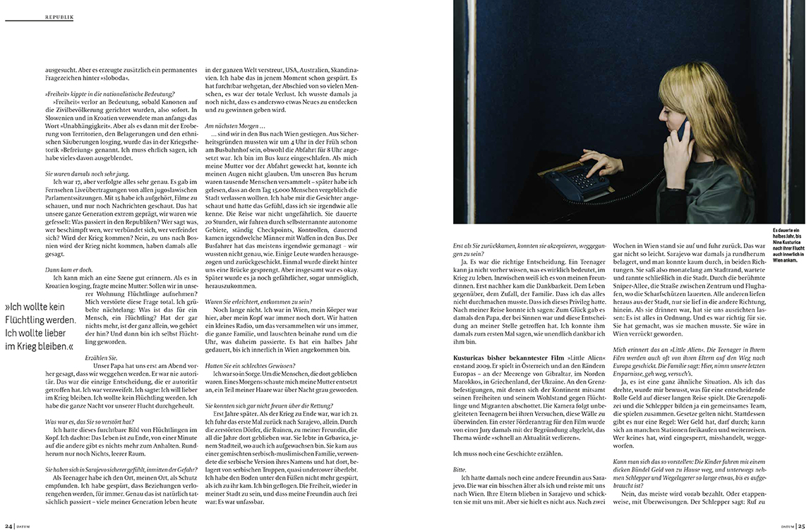 Nina Kusturica for DATUM