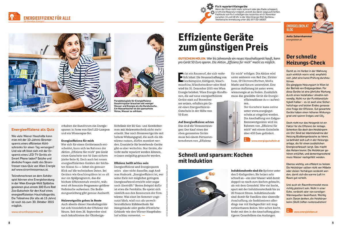 24h Energie customer magazine by Wien Energie