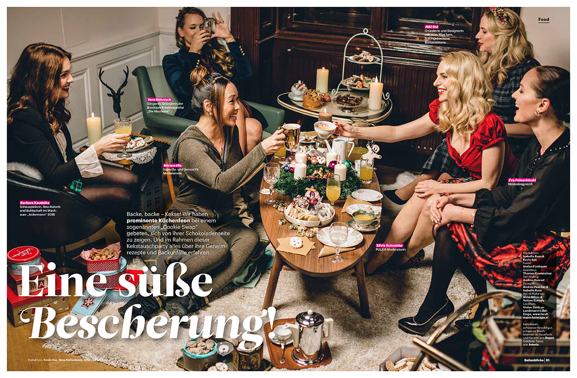 Food & dining editorial for Seitenblicke Magazin