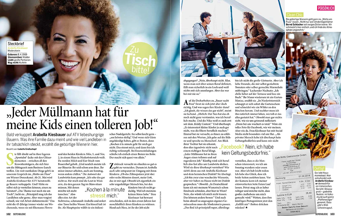Arabella Kiesbauer for Seitenblicke Magazin