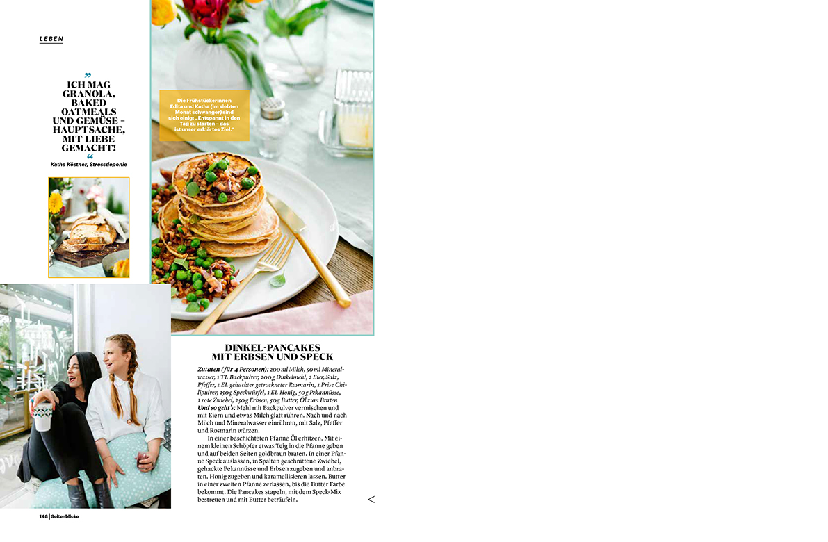 Food & dining editorial for Seitenblicke Magazin