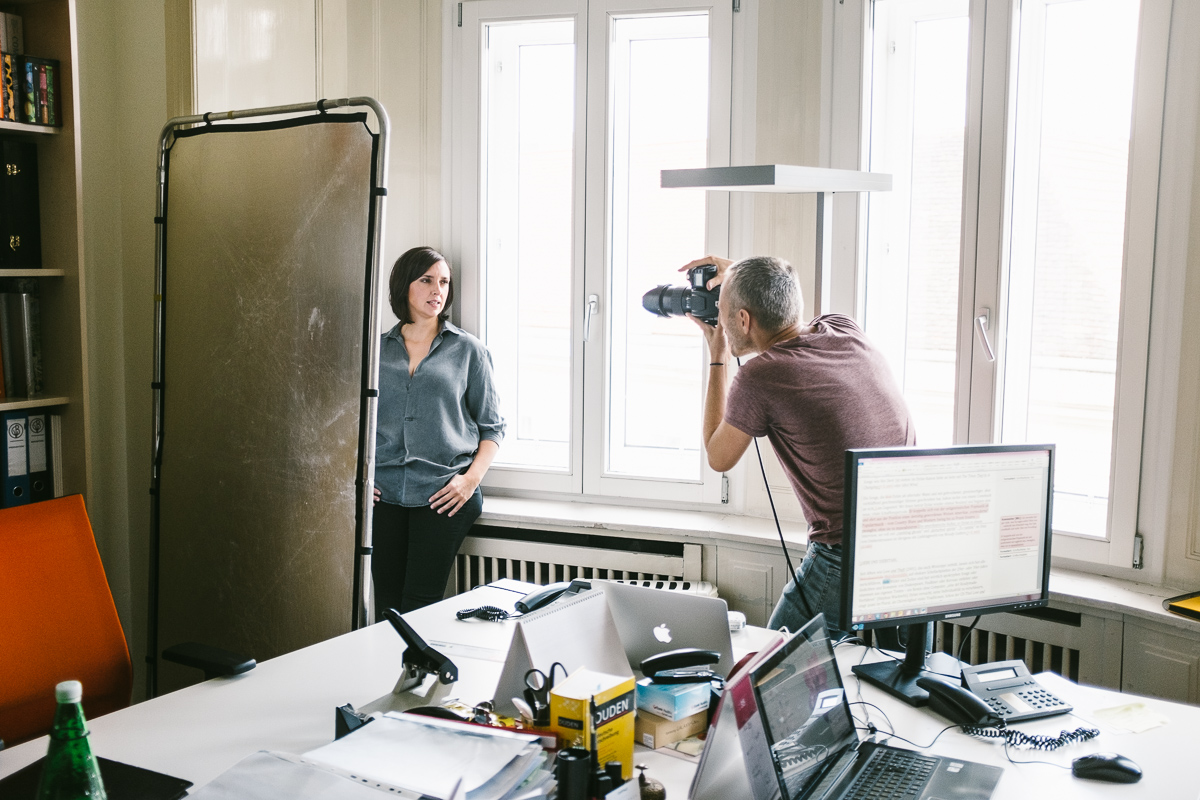 taking portraits of Susanne Schnabl