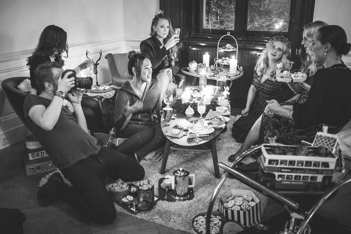 shooting a cookie party editorial