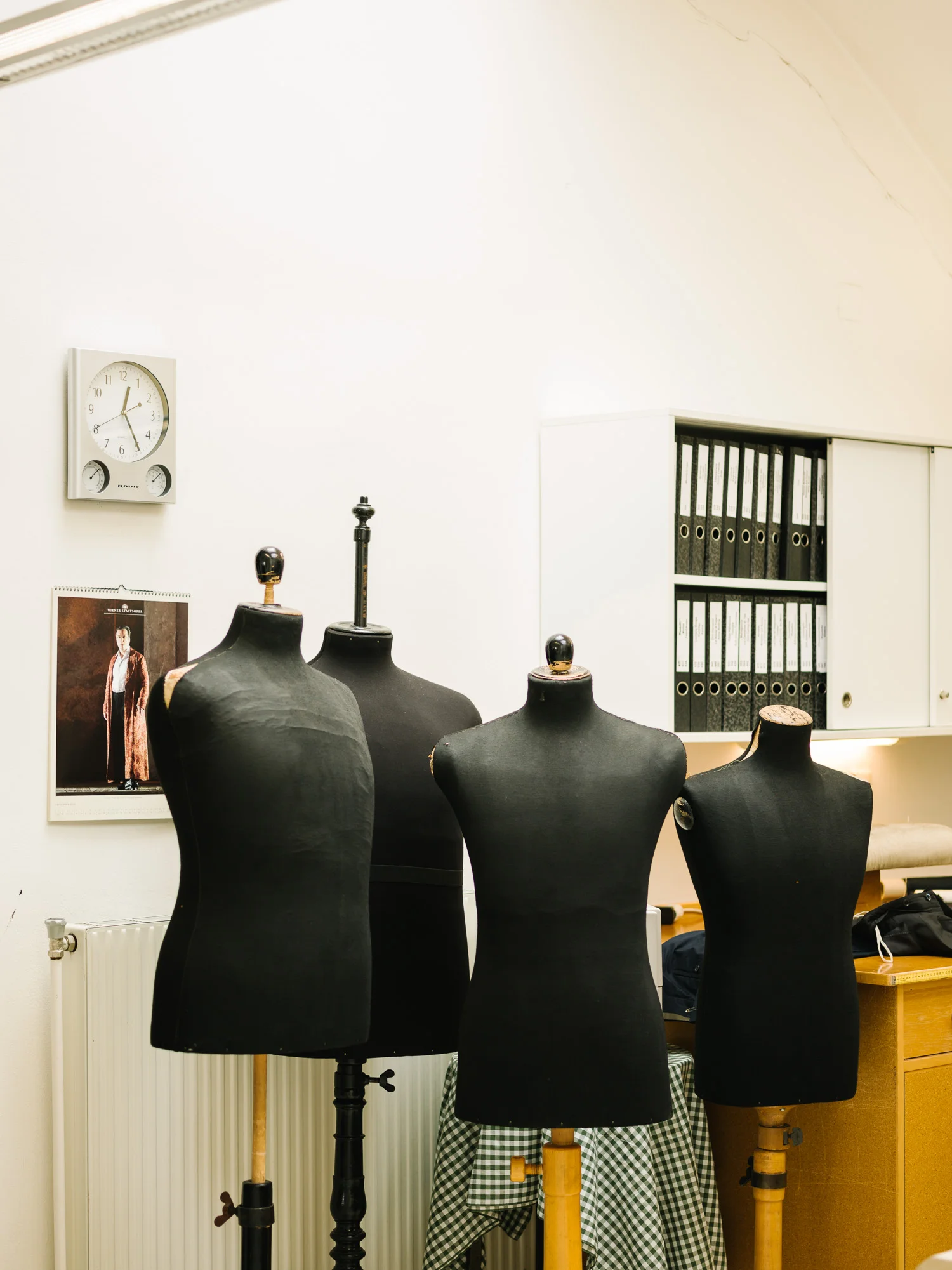 VIENNA, AUSTRIA - September 17,2018: At the men's props tailor shop of the Vienna State Opera.