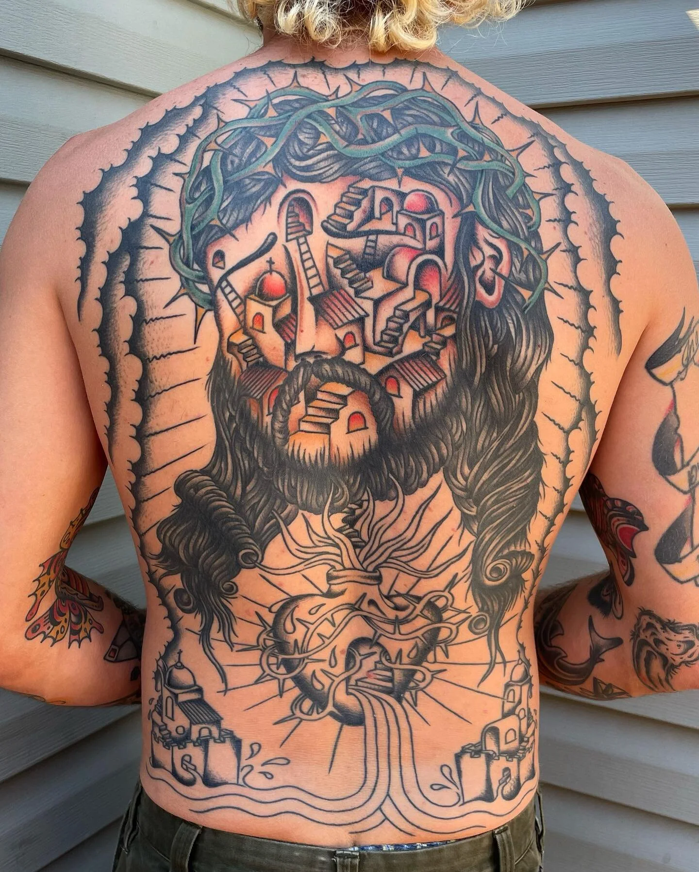 Here’s the first few sessions on Casey’s back, finish line in sight! @loyaltytattoos #saltlake #saltlakecity #slc #slcart #slctattoo #slctattoos #utahliving #saltlaketattooshop #utah #utahtattoo #marionstreettattoo #tattoo #tattooing #tat