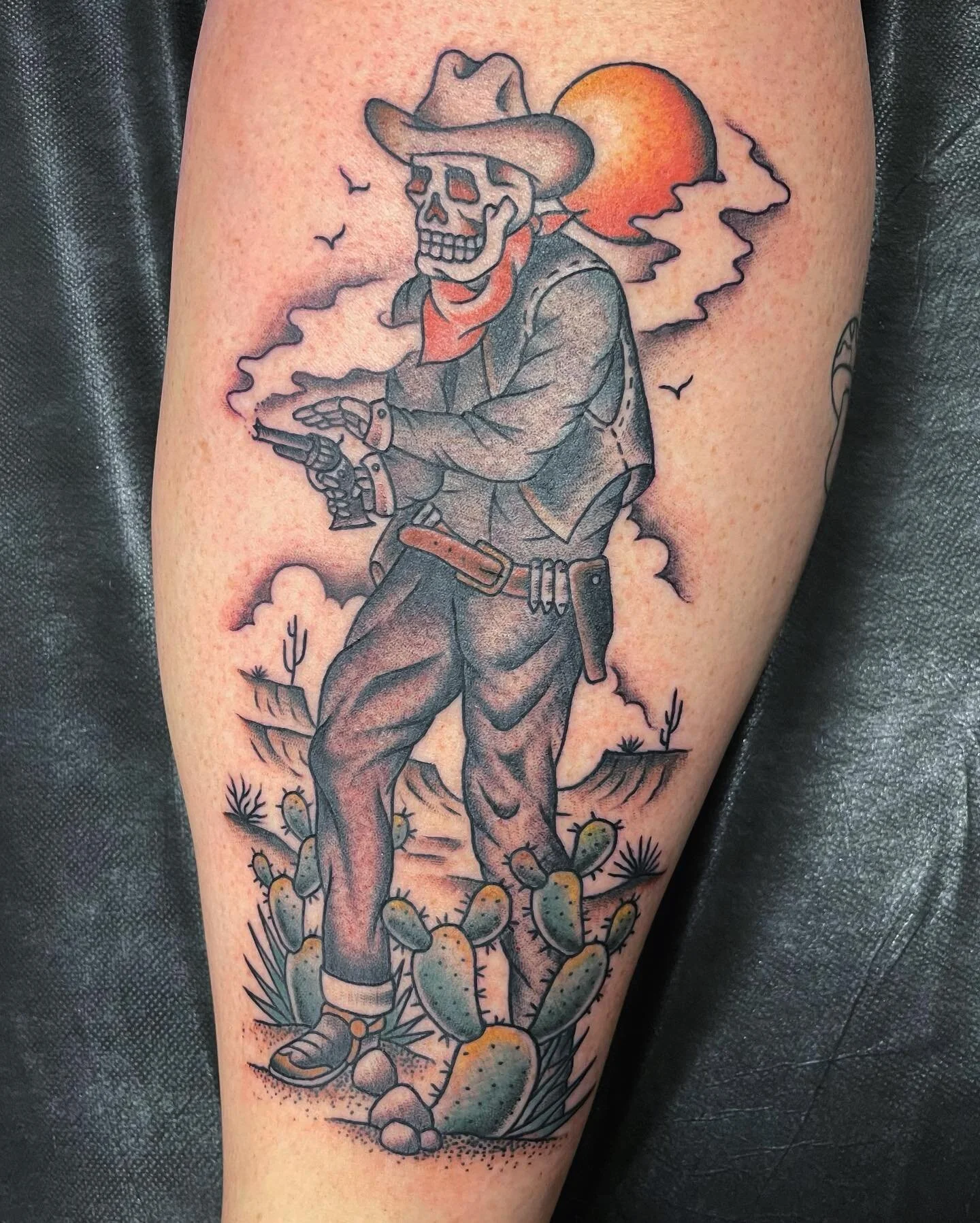 It’s the friggin Wild West out here @loyaltytattoos #saltlake #saltlakecity #slc #slcart #slctattoo #slctattoos #utahliving #saltlaketattooshop #utah #utahtattoo #marionstreettattoo #tattoo #tattooing #tattooart #tattooed #traditionaltattoo #co
