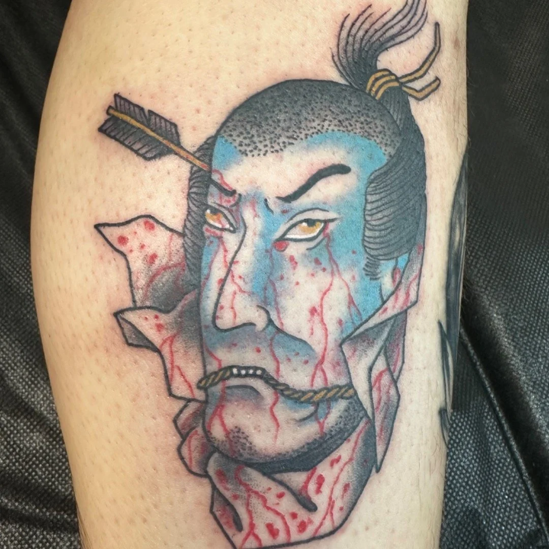 Got to do this fun namakubi out of my line drawings. Come take a peek at what else is in there
#tattoo #tattoos #tattooart #saltlakecity #saltlaketattoos #saltlaketattooartist #slc #slctattoo #slctattooartist #utah #utahtattoo #utahtattooartist #loy