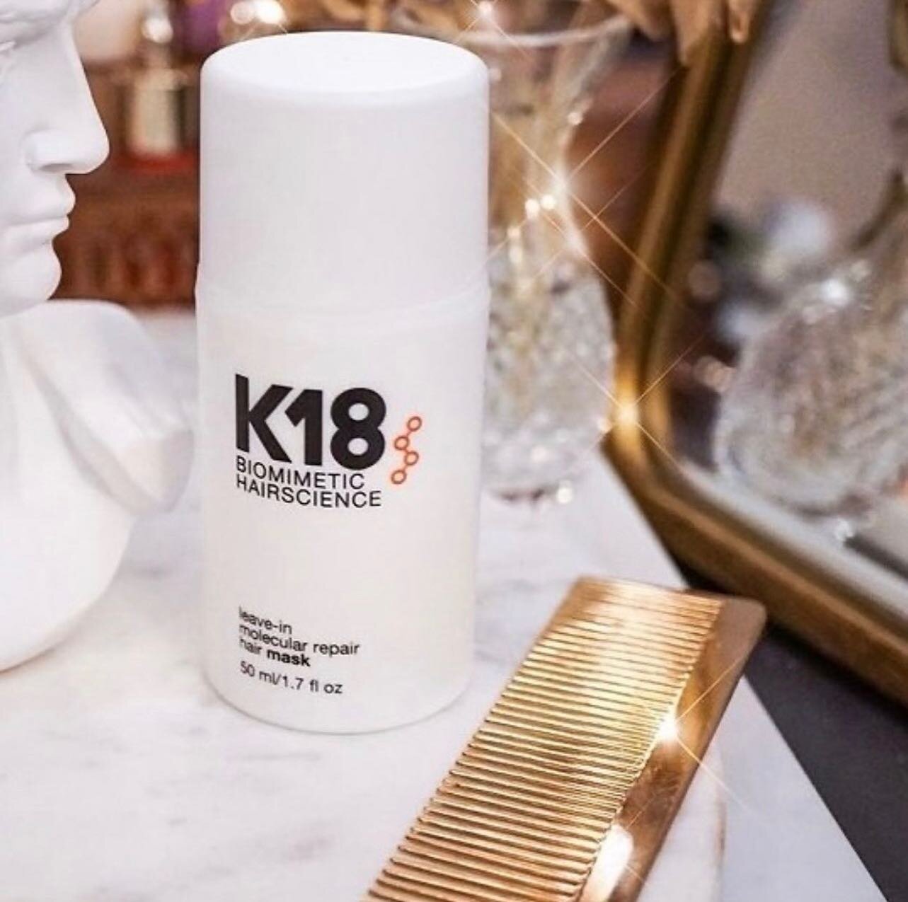 Hair Mask Goals!😍✨
⠀⠀⠀⠀⠀⠀⠀⠀⠀
The K18 Biomimetic Hairscience Leave in Molecular Repair Hair Mask is a leave-in treatment mask for all hair types that clinically reverses damage in 4 minutes.
⠀⠀⠀⠀⠀⠀⠀⠀⠀
The patented peptide technology works to repair d