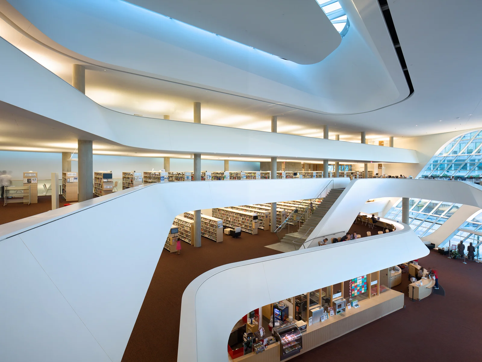 Surrey City Centre Library, Surrey, Canada | Bing Thom Architects.素里中央圖書館, 素里, 加拿大