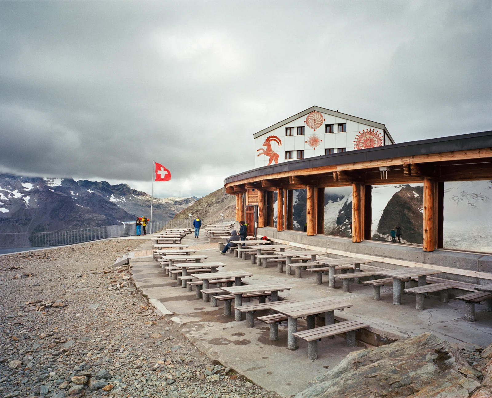 Hotel Berghaus, Diavolezza, elevation of 3000m, August 10, 2016
