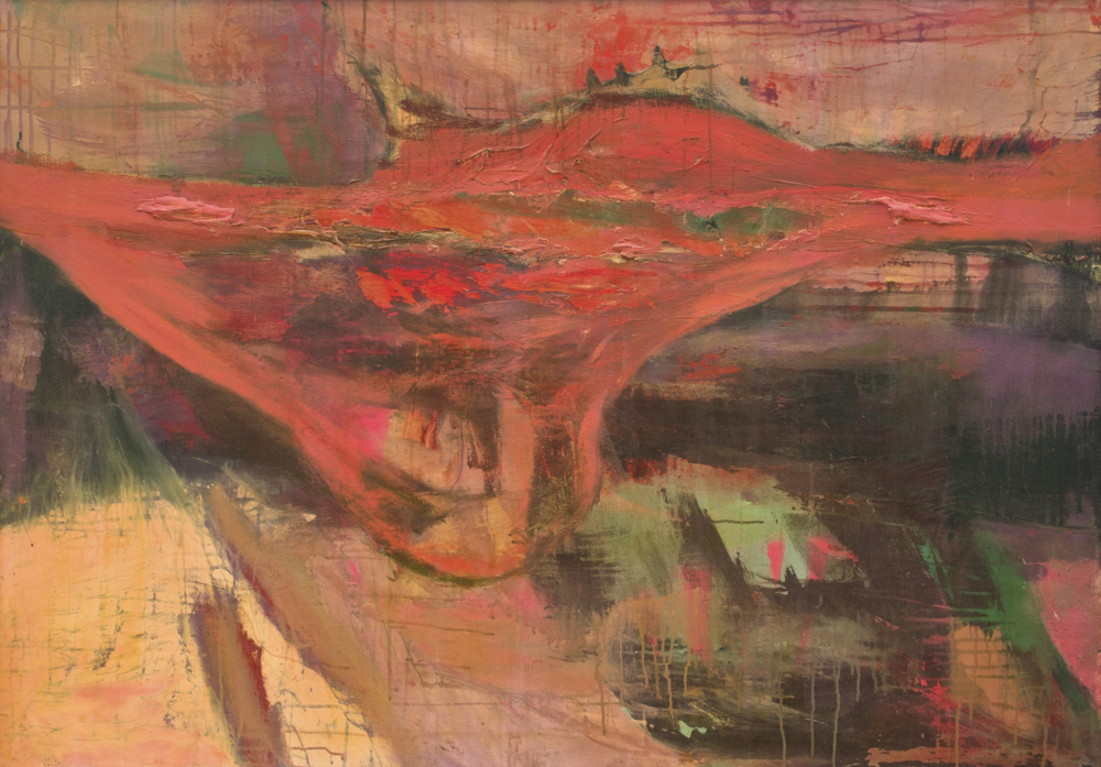 〈無題〉, 1988, 壓克力顏料、畫布, 107×152cm