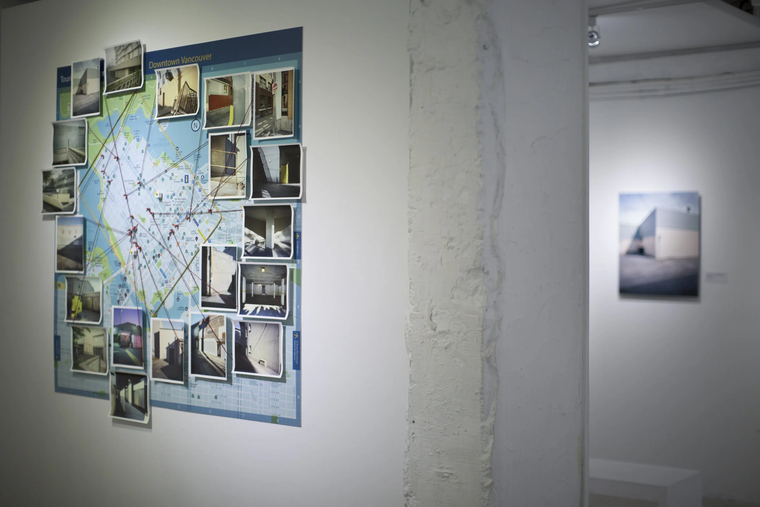 Claire Chao's In Between Series - Vancouver Map Installation