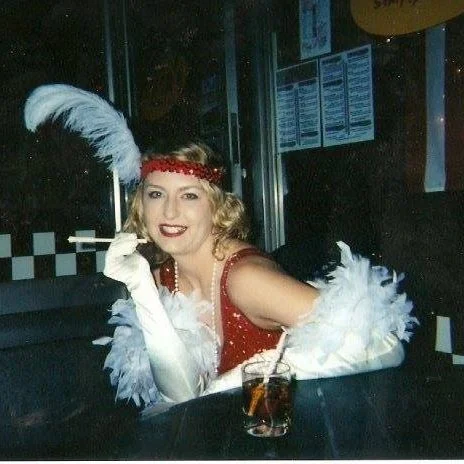True story: I first bought this dress for a college formal and recycled it for many Halloween costumes.