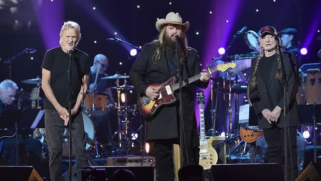Kris Kristofferson, Chris Stapleton, and Willie Nelson.