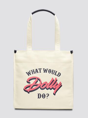 Dolly Canvas Tote